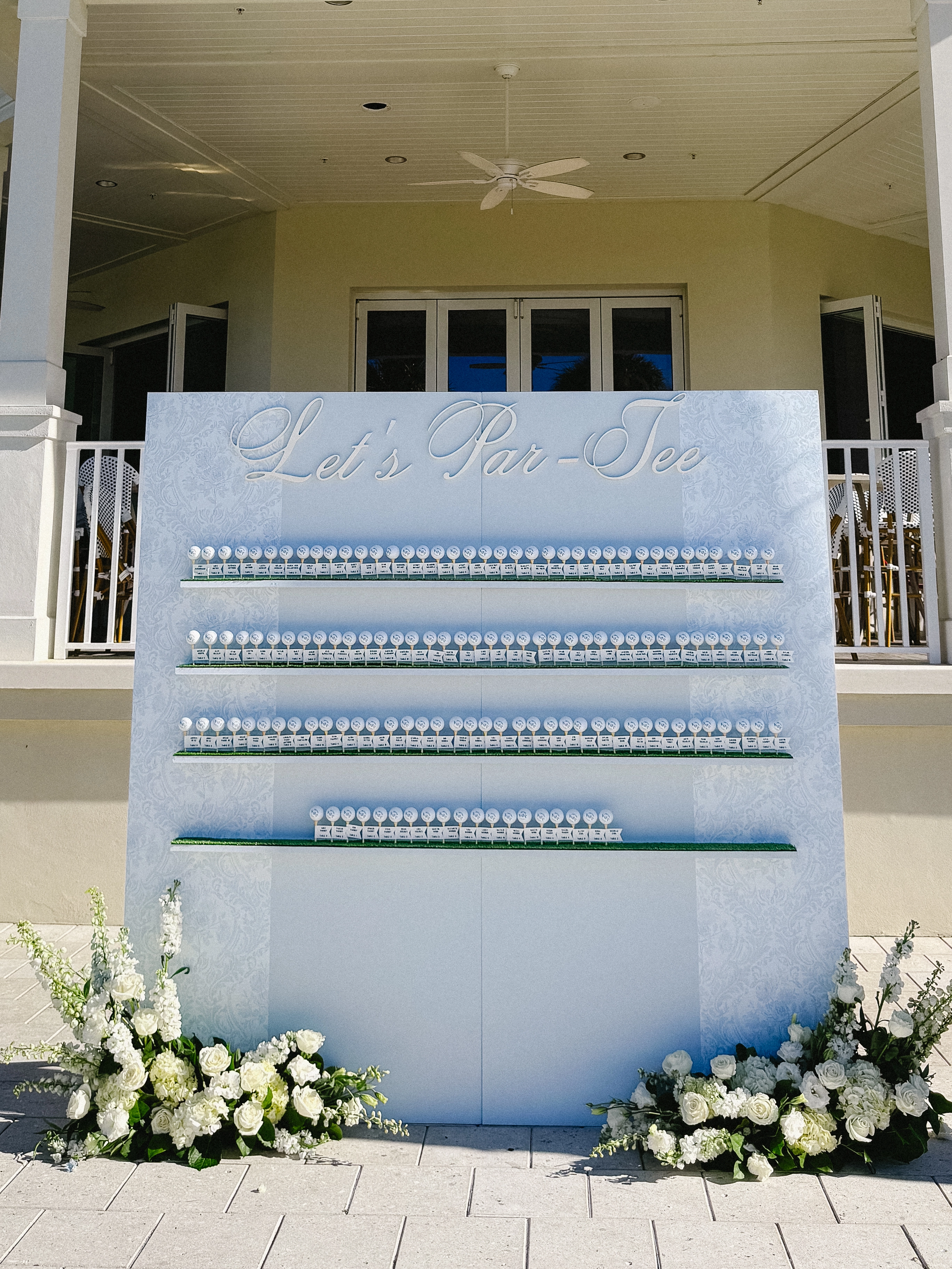 Let's Par- Tee Seating Chart